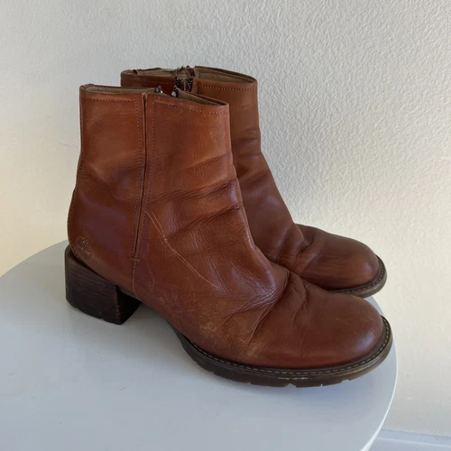 Timberland Stivaletto Donna Smart Comfort Tacco 10 Blocchi Pelle Cammello