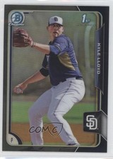 2015 Bowman Chrome Prospects Asia Exclusive Black Refractor Kyle Lloyd 1d6