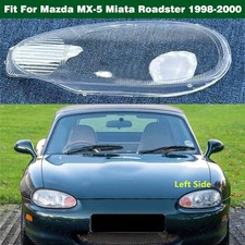 Front Left Headlight Lens Cover Mask Glue For Mazda Mx-5 Miata Roadster 1998-00 Front Left Headlight Lens Cover Mask Glue For Mazda Mx-5 Miata Roadster 1998-00