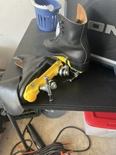 Black Leather Quad Indoor Roller Skates with Yellow Plate