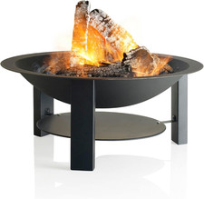 Braciere Da Giardino Modern 75, Braciere in Ferro per Fuoco a Legna, Caminetto D