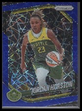 2025 Panini Prizm WNBA Jordan Horston Blue Velocity Prizm #37 Storm A0074