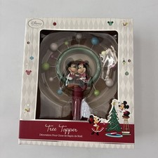 Disney Store Mickey Minnie Mouse Christmas Tree Topper Retro Atomic Sputnik MCM
