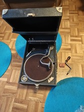Antikes Homocord Electro Koffergrammophon (ca. 1930) Authentisches Sammlerstück