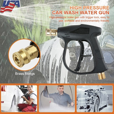 #ad #ad 1 4quot; High Pressure Washer Gun 4000 PSI Car Wash Foam Spray Short Wand w $9.79