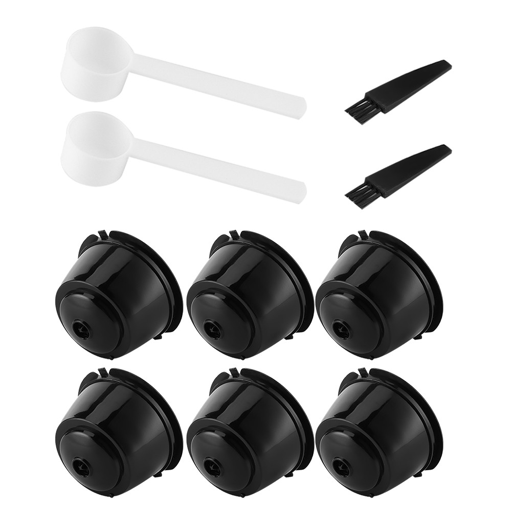 2 Sets Reusable Coffee Capsule Filter For Machines Easy To Use