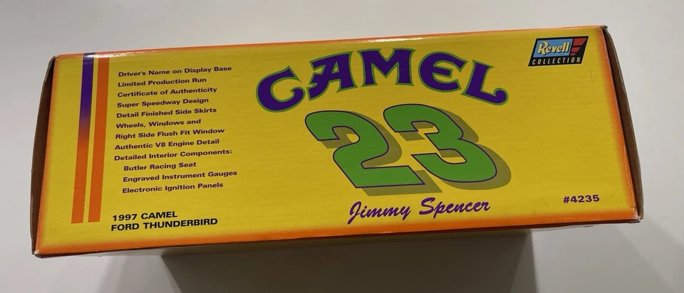Revell Jimmy Spencer 1997 Camel Ford Thunderbird escala 1/18 NASCAR 1 DE 5004  Foto 4 de 4