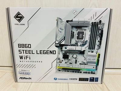 ASRock B860 Steel Legend WiFi Motherboard Thunderbolt HDMI Polychrome SYNC Teste