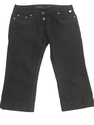 Timezone Hose Damen schwarz Gr.29 knielang Stiefelhose neu