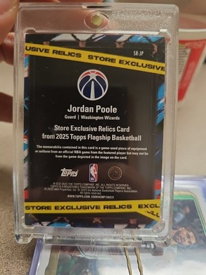 2025-26 Topps - Store Exclusive Relics Jordan Poole #SR-JP 13/99
