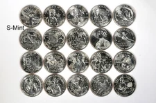 (20 Piece Set)2022-2025 25C S-Mint Women's Quarters Set UNC - Free Shipping