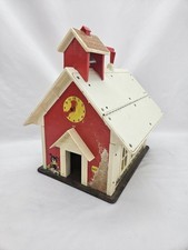 Vintage Fisher-Price Multicolor Little People Play Family School House Toy