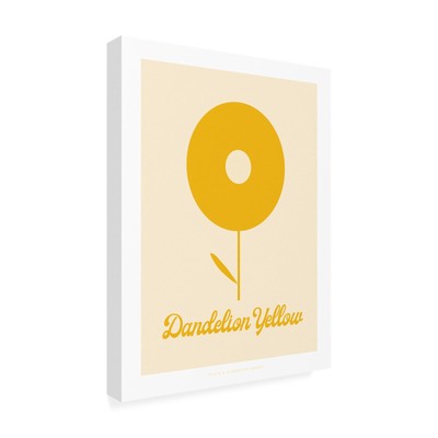 Outdoor Canvas Art - Jenny Liz Rome 'Pandc Dandelionyellow' Wall Art for Outd...