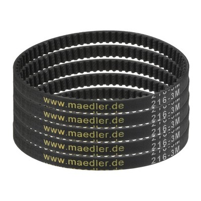 5stk HTD-3M Gummizahnriemen 72 Zähne, 216x6x2,4mm Schleifenrillenzahnriemen