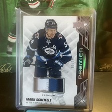 2019-20 Upper Deck Premier Mark Scheifele Game Used Patch 01/15 Jets 44 3 CLR