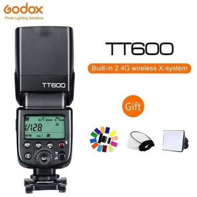 Godox TT600 Gebaut-in 2,4 GHz X Drahtlose ISO 100 und 200mm Thinklite Flash