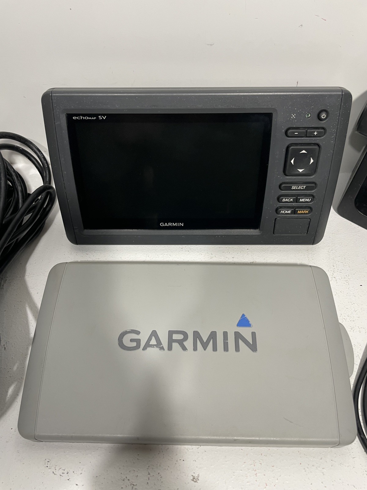 Garmin ECHOMAP 73sv Fish Finder Head Unit, Cover & Transducer