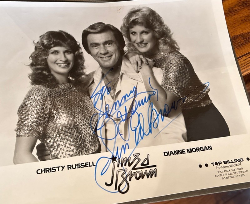 Jim Ed Brown-Signed Autograph 8.5x11 Photo! Country Music Legend!