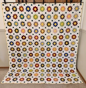 Handmade Patchwork Star Quilt