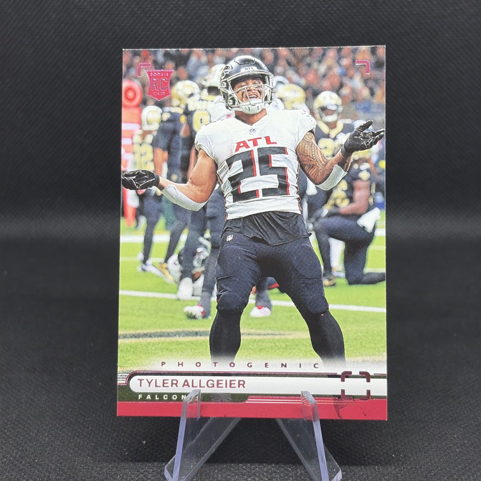 2022 Panini Chronicles Photogenic Pink Tyler Allgeier RC Atlanta Falcons #PH50