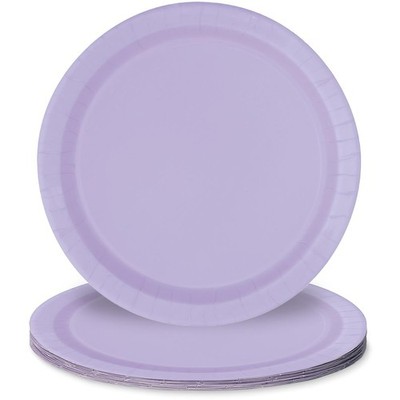 Unique Lavender Paper Plates, 8ct,Party Tableware & Serveware