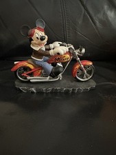 Limited "Leader Of The Pack" 2450 Mickey Mouse W Motorcycle Open Road Collection