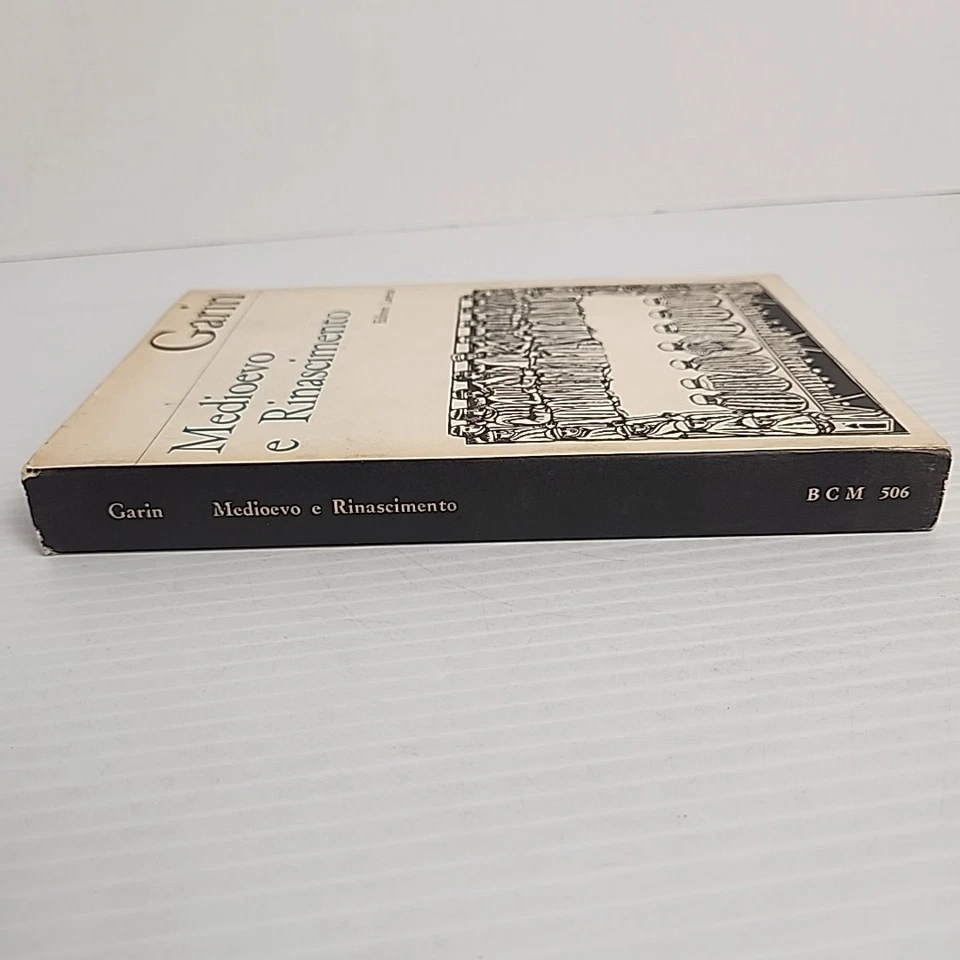 Eugenio Garin Medioevo e Rinascimento 1966 Paperback Italian Edition - Image 3 of 4