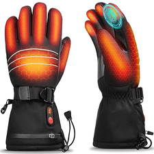 Heated Gloves Men Women 5000mAh Rechargeable Battery Electric Touchscreen Ski