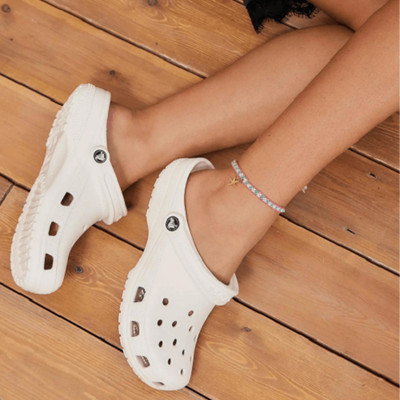Crocs Classic Clog Slip Sandal sleeper Slide MEN SIZE 10 Casual shoes White/ new