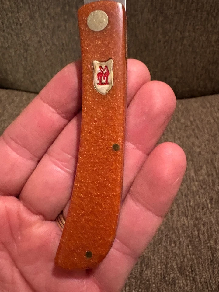 Navaja de bolsillo Kissing Crane marrón brillo KC5029 NUEVA EN CAJA CON CERTIFICADO DE AUTENTICIDAD Foto 2 de 4