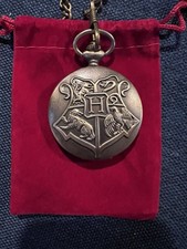 Vintage Harry Potter Quartz Analog Pocket Watch With Chain-Needs Battery