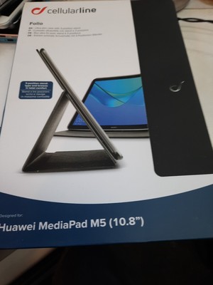 Cellularline Folio Extrem Schmale Tasche Schwarz Für Huawei MediaPad M5 (10.8'')