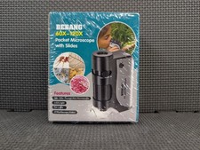 Pocket Microscope,60X-120X Handheld Mini Microscope for Kids with LED - BEBANG
