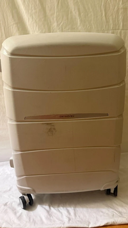 $480 Samsonite Outline Pro 25" Hard Medium Check In Spinner Luggage TSA Grey - Image 3 of 4