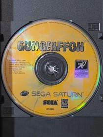 GunGriffon (Sega Saturn, 1996) Authentic & Complete w/ Registration Card!