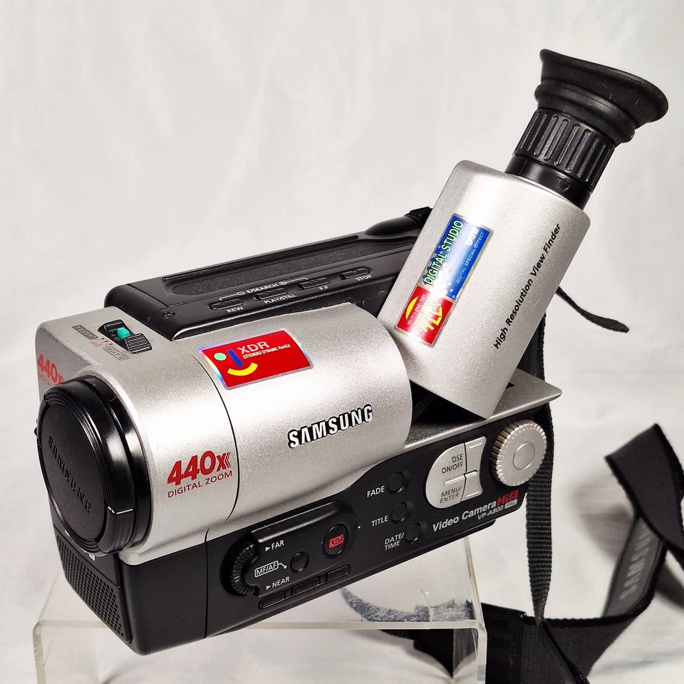 SAMSUNG VP-A800 Hi8 Video8 8mm PAL Video Camera Camcorder Tested Working - Image 2 of 4