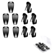 10 Pcs Cubicle Hooks - Fabric Panel Wall Clips for Hanging Coats Pictures Sup...