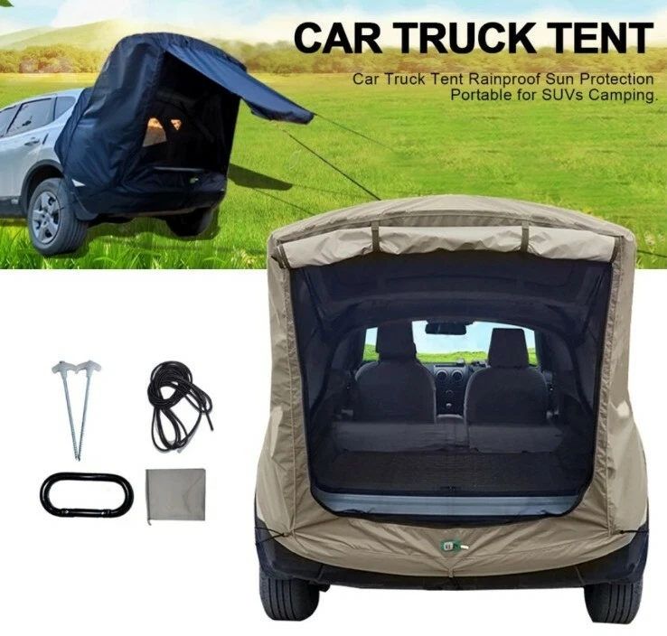 Camping Car Truck Tent Extention Universal Car Tail Outdoor Rainproof CN