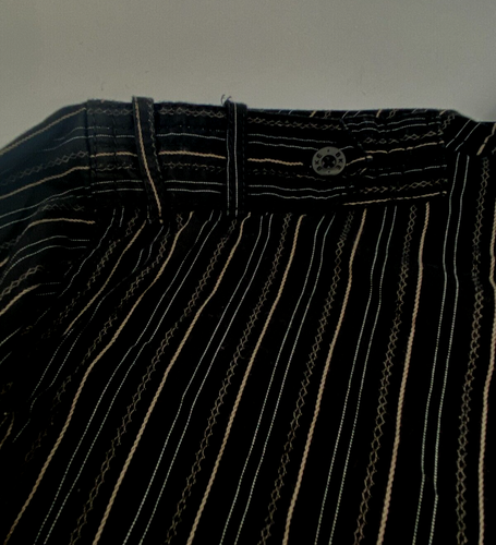 BKE Black Mens Western Style Shirt Slim Fit Long Sleeve Epaulets Corded Yoke L - Picture 4 of 8