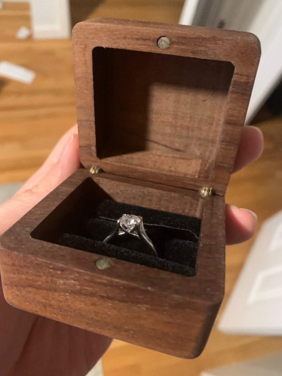 ENGAGEMENT RING: Brilliant Earth Platinum Reverie Ring Lab Diamond