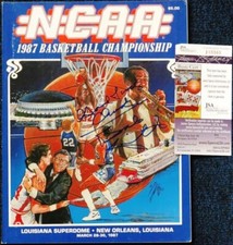 JSA Cert Autograph Bobby Knight Auto 1987 NCAA Championship Bob Knight Signed