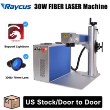 30W Raycus QB Fiber Laser Engraver Marking Machine For Steel Metal US Stock