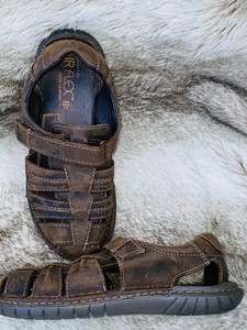 m&s mens leather sandals