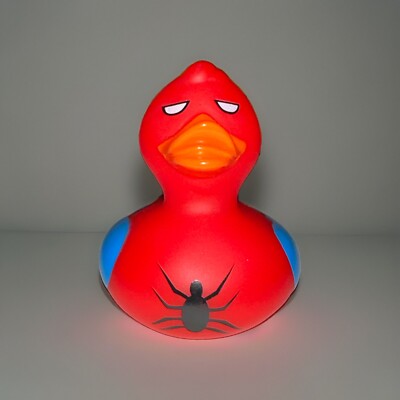 SPIDER MAN CRUISE RUBBER DUCK 3 Inch JEEP DUCKING STOCKING STUFFER
