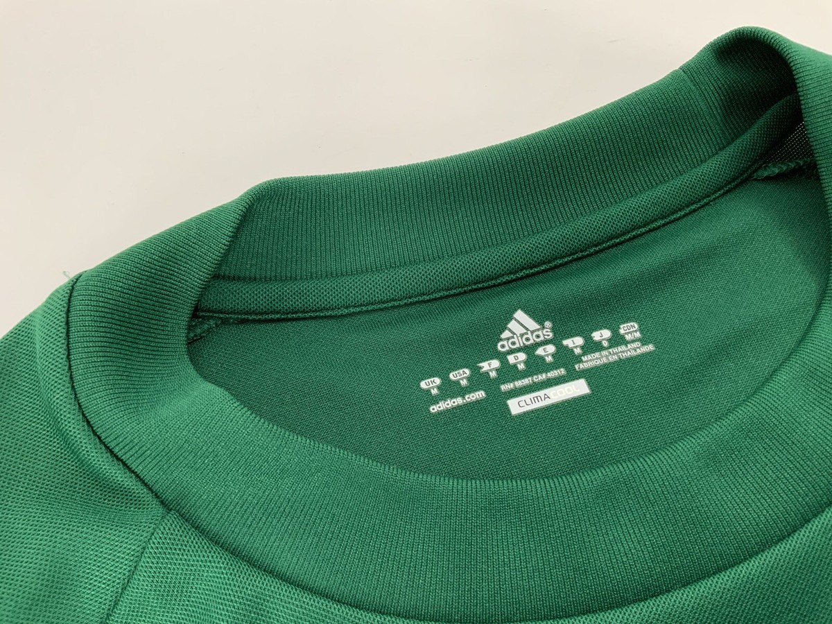 Adidas ClimaCool Soccer Goalie Jersey Men's M Green LS Padded