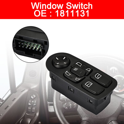 Electric Master Power Window Switch for DAF CF/XF Series 1811131 24V U4