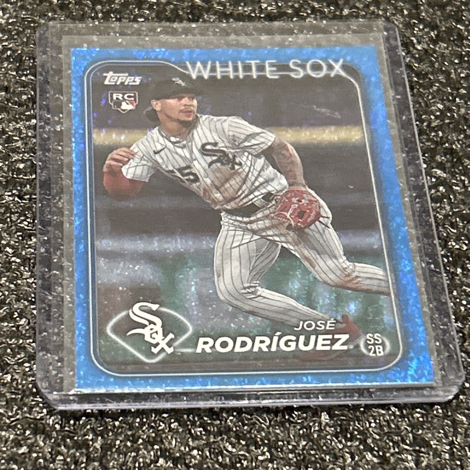 2024 Topps Series 1 - Blue Holofoil #86 Jose Rodriguez /999 (RC)