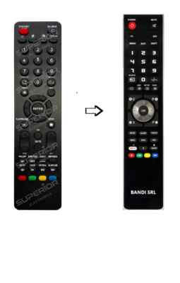 Télécommande Compatible Akai AKTV3925T / AKTV4330T SMART SAT - Neuf Emb Origine