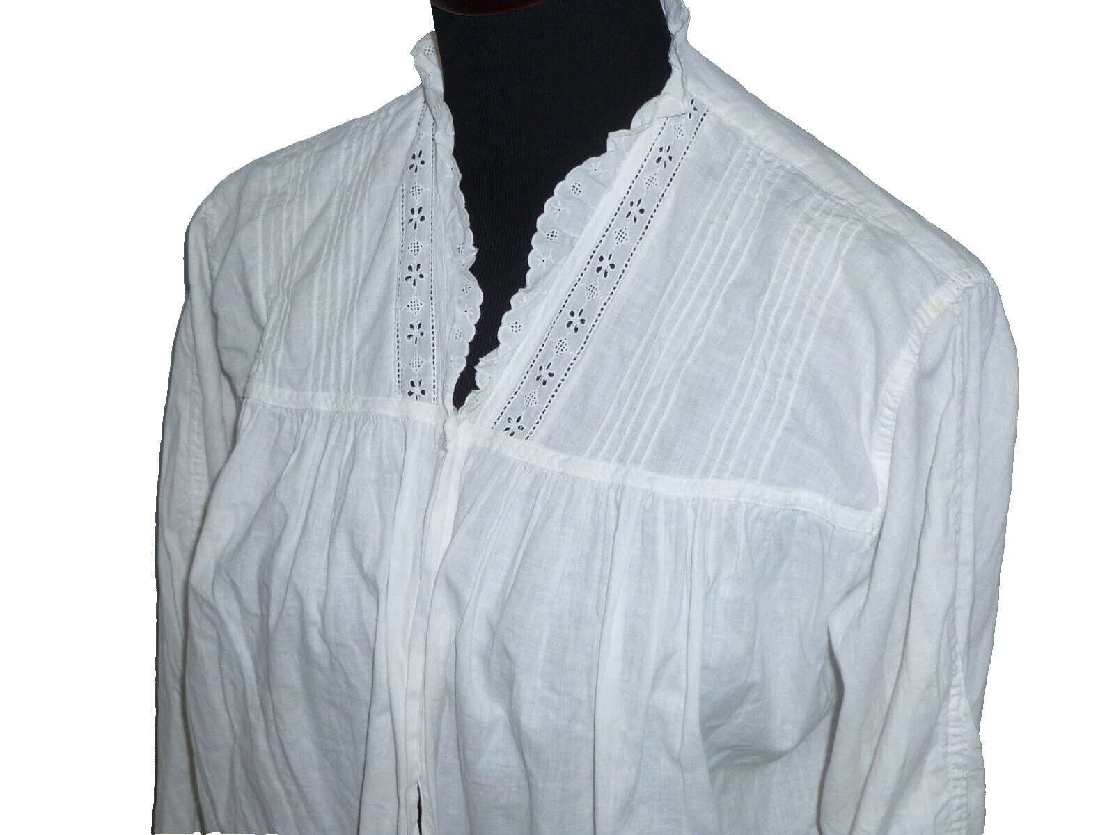 Cotton original Pre 1920 Pijamas y batas Vintage para Mujeres