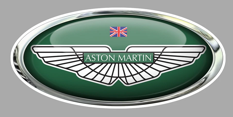 ASTON MARTIN "optical illusion, sham reflet" Sticker vinyle laminé